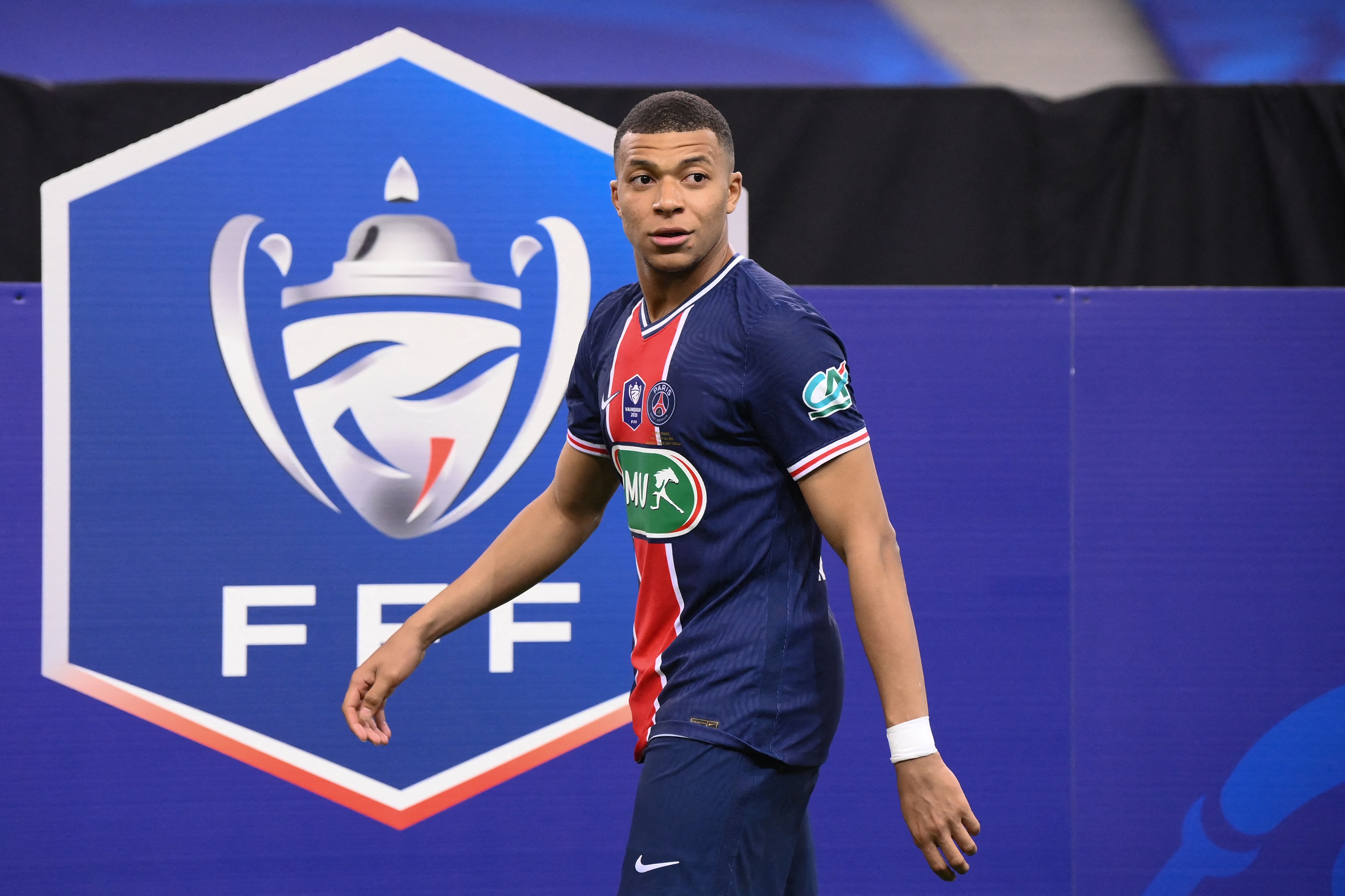 Penyerang PSG Kylian Mbappe