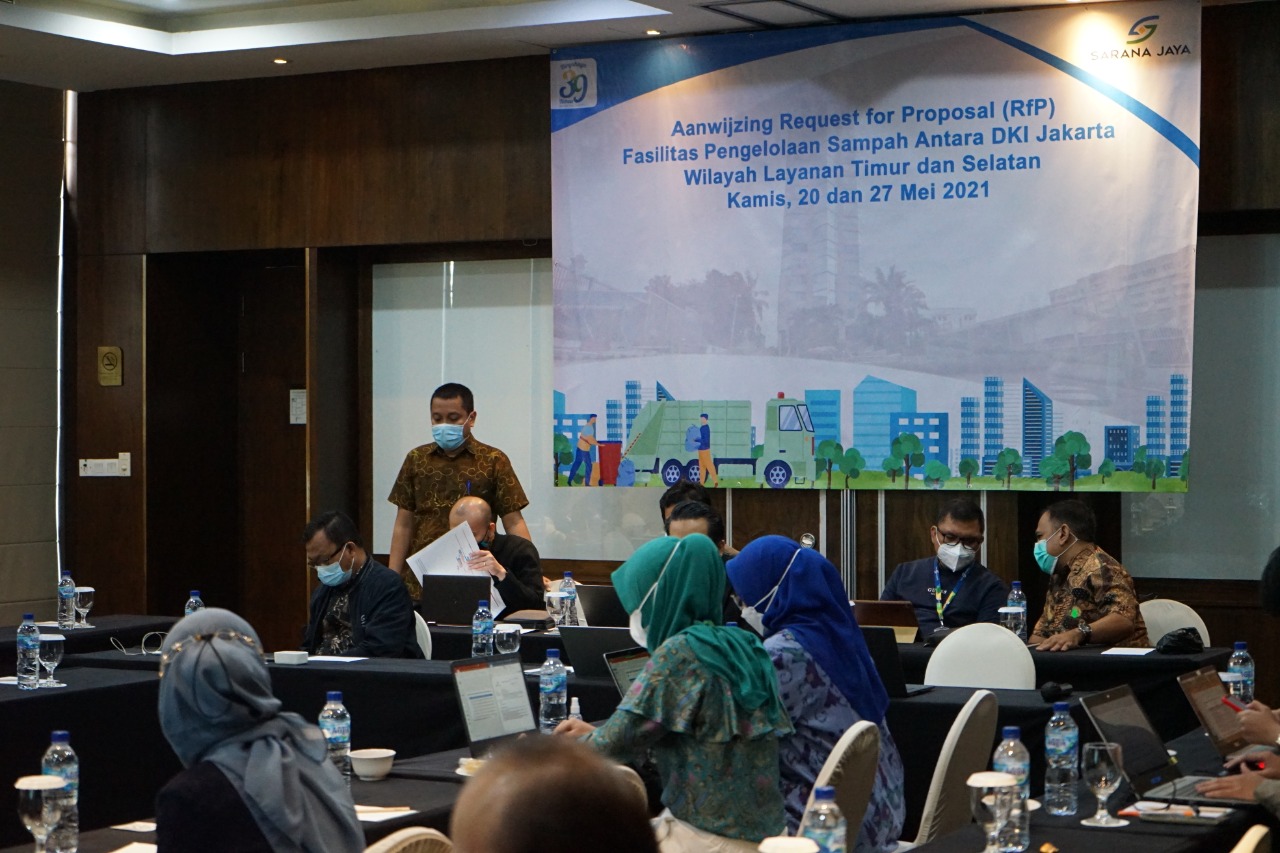 Aanwijzing Request for Proposal Fasilitas Pengelolaan Sampah Antara (FPSA) DKI Jakarta Wilayah Jakarta Timur dan Selatan. 