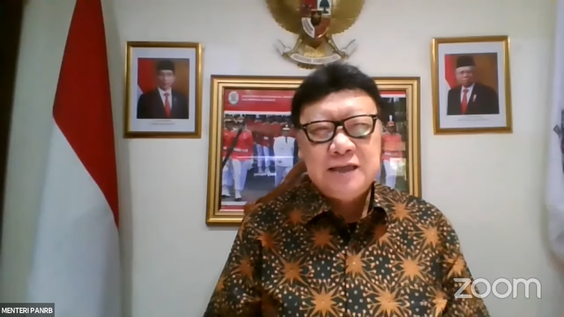 Menteri Pendayagunaan Aparatur Negara dan Reformasi Birokrasi (PANRB) Tjahjo Kumolo