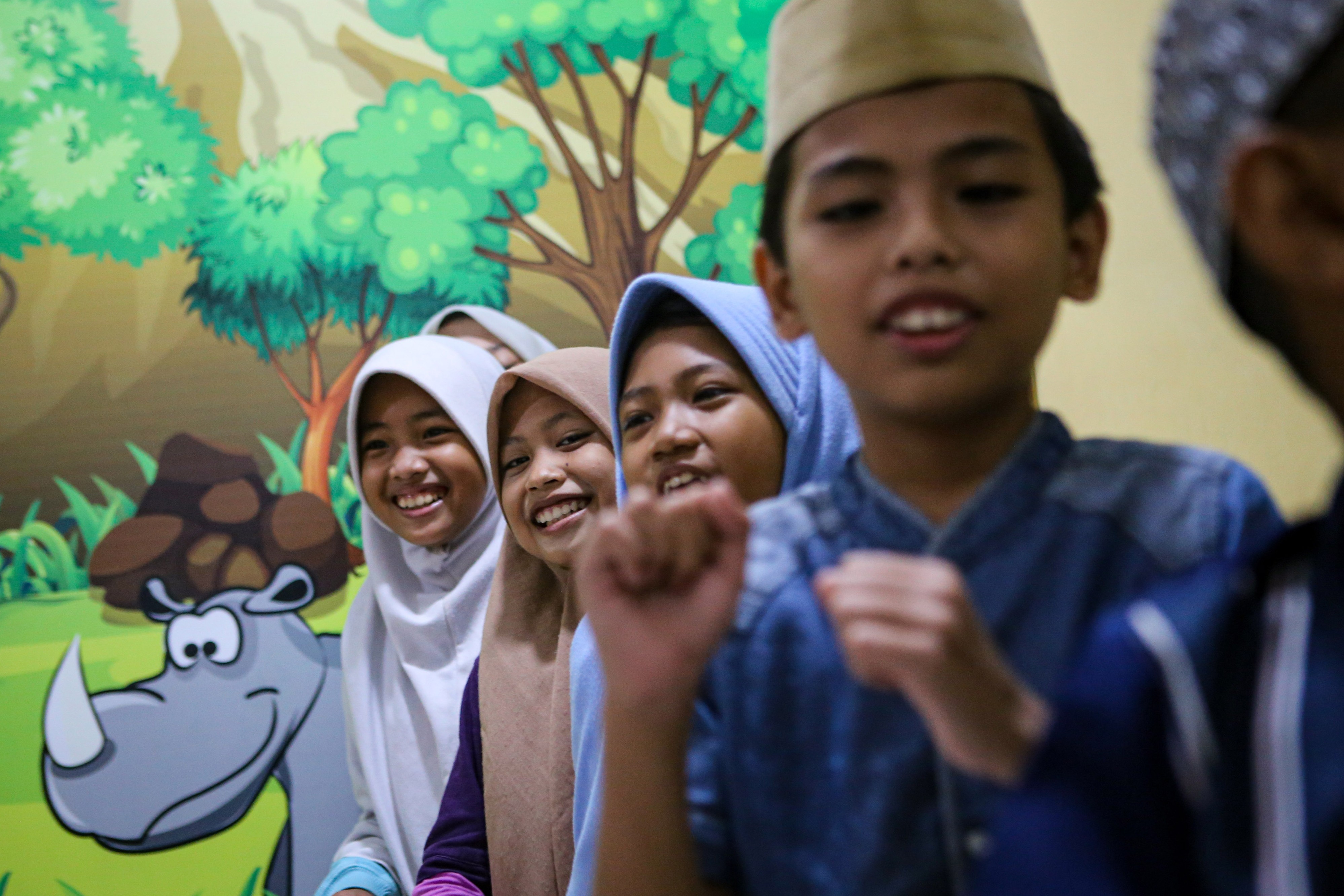 Ilustrasi anak yatim.