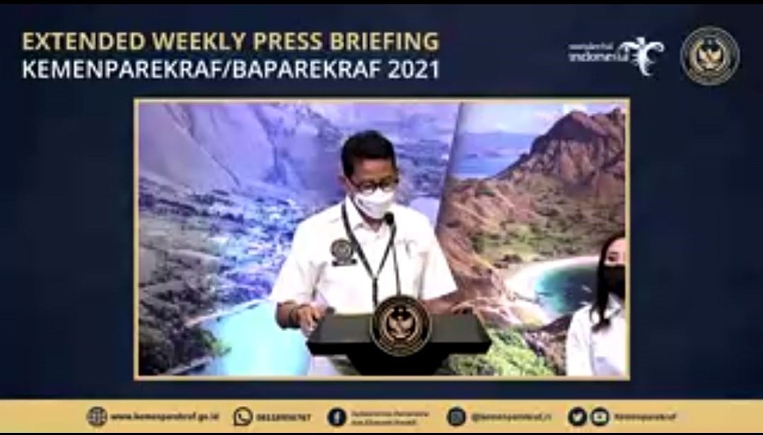 Menteri Pariwisata dan Ekonomi Kreatif Sandiaga Uno menegaskan pembukaan lokasi wisata akan aman karena dinaungi sertifikasi CHSE. 