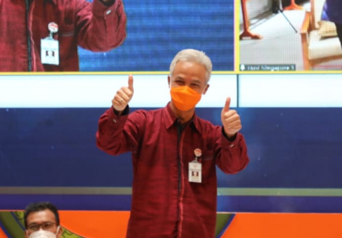 Gubernur Jawa Tengah Ganjar Pranowo.