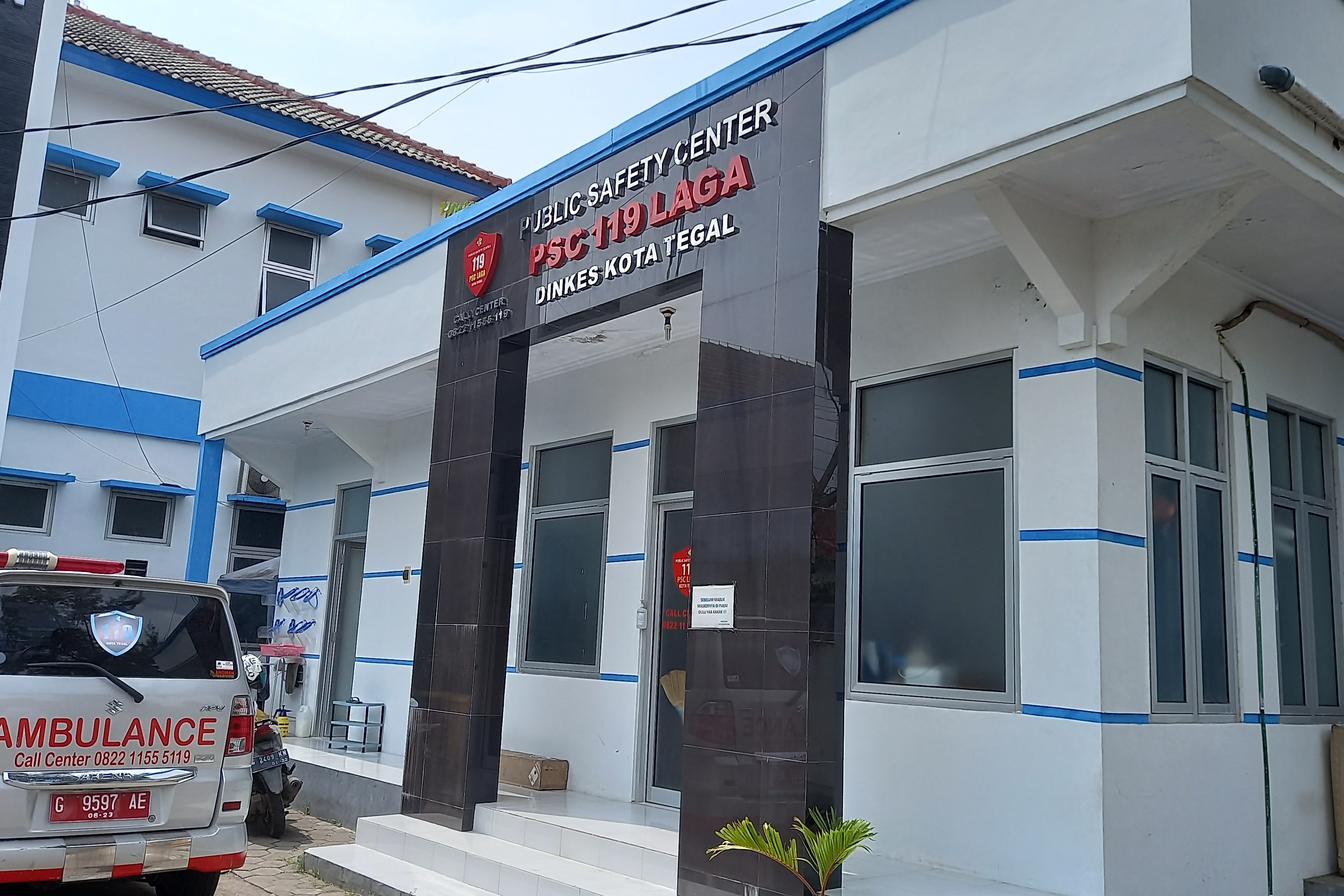 Kantor Public Safety Center Dinkes Kota Tegal.