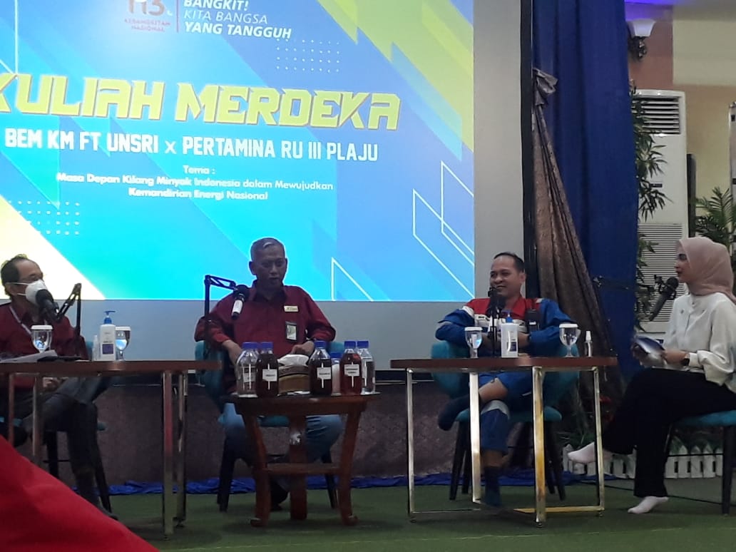  Kuliah Merdeka Pertamina RU III Plaju dan BEM KM FT Unsri