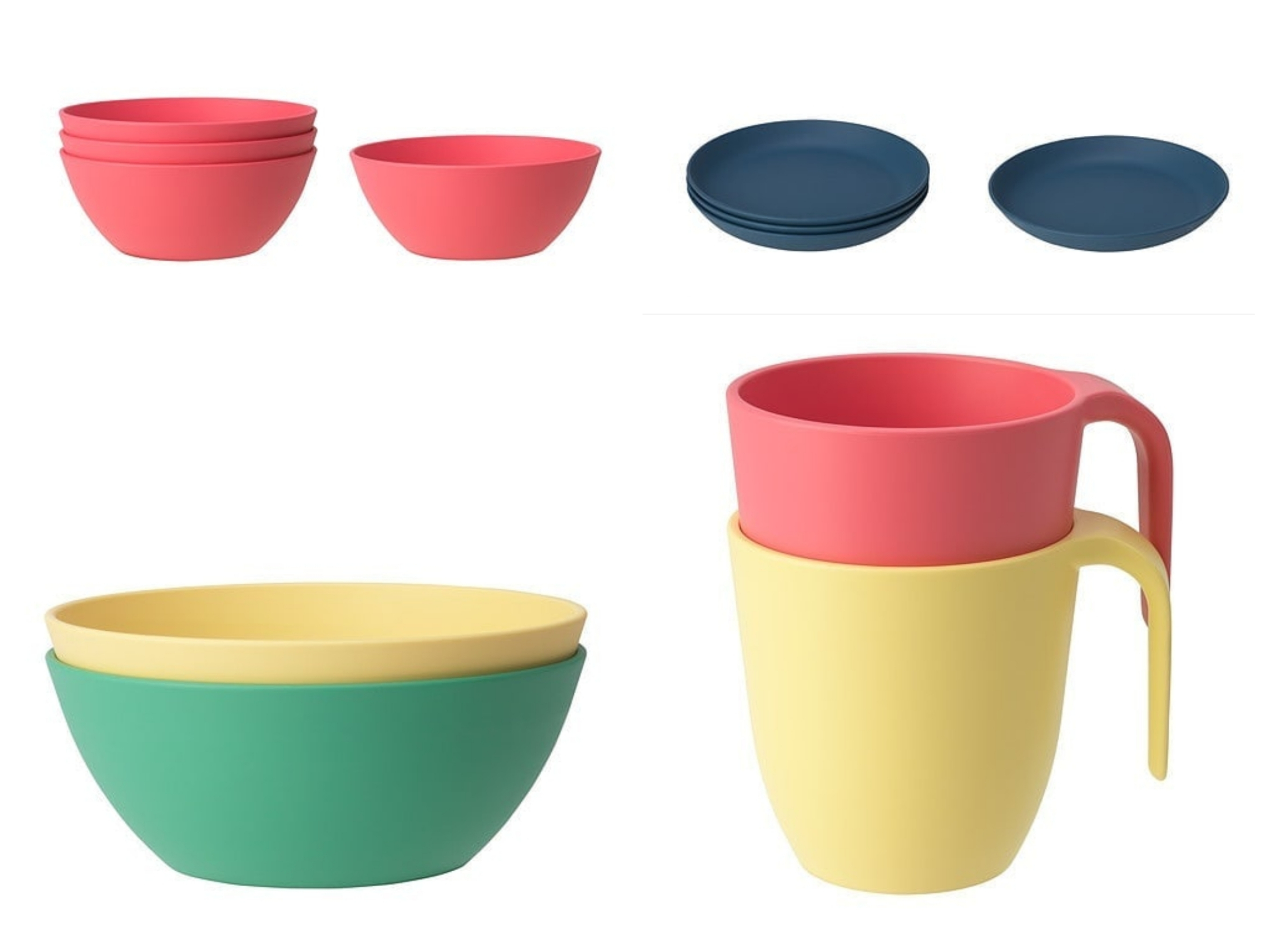 Produk piring, mangkuk, dan mug Heroisk dan Talrika ditarik kembali oleh IKEA. 