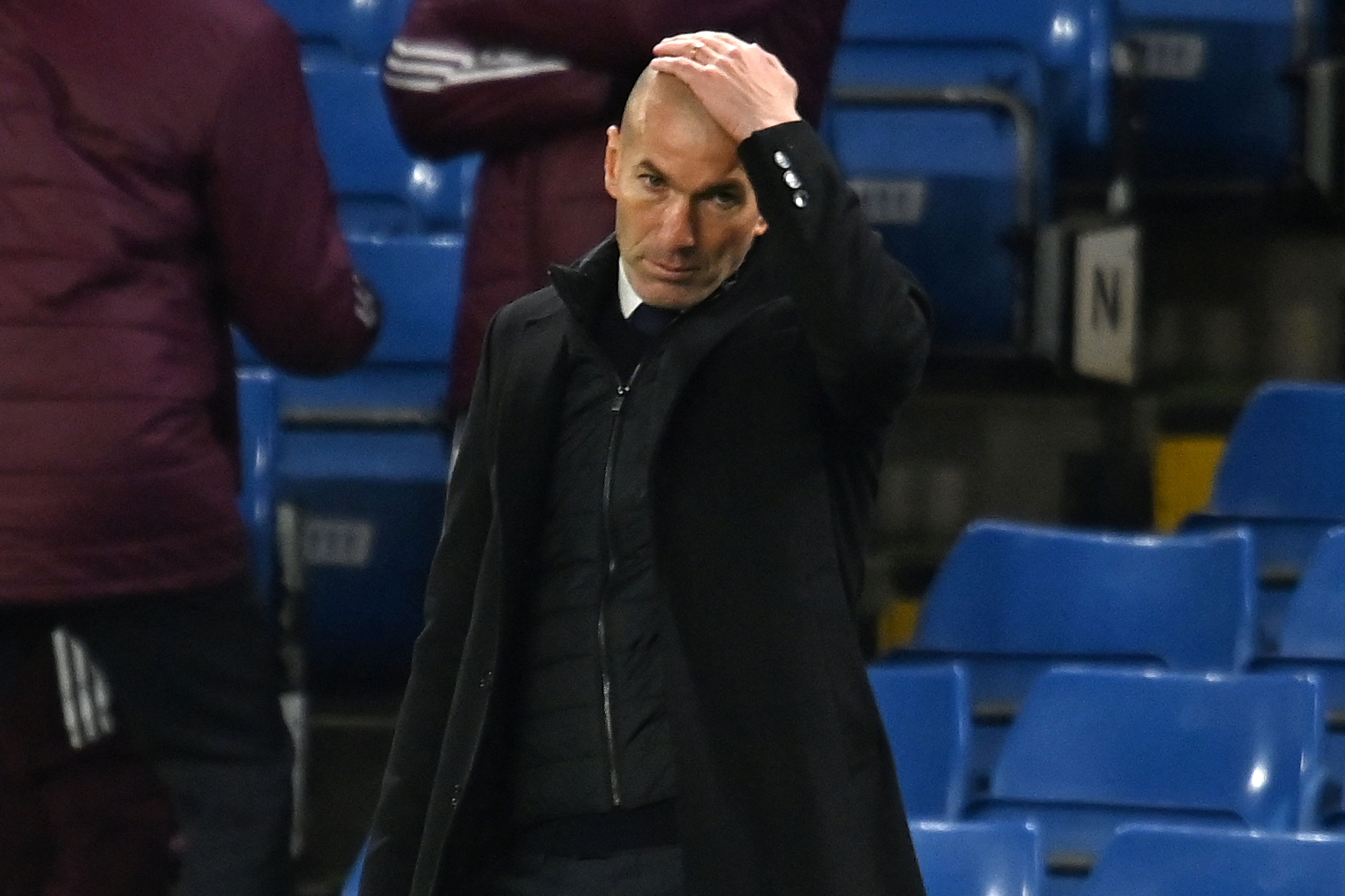 Pelatih Real Madrid Zinedine Zidane