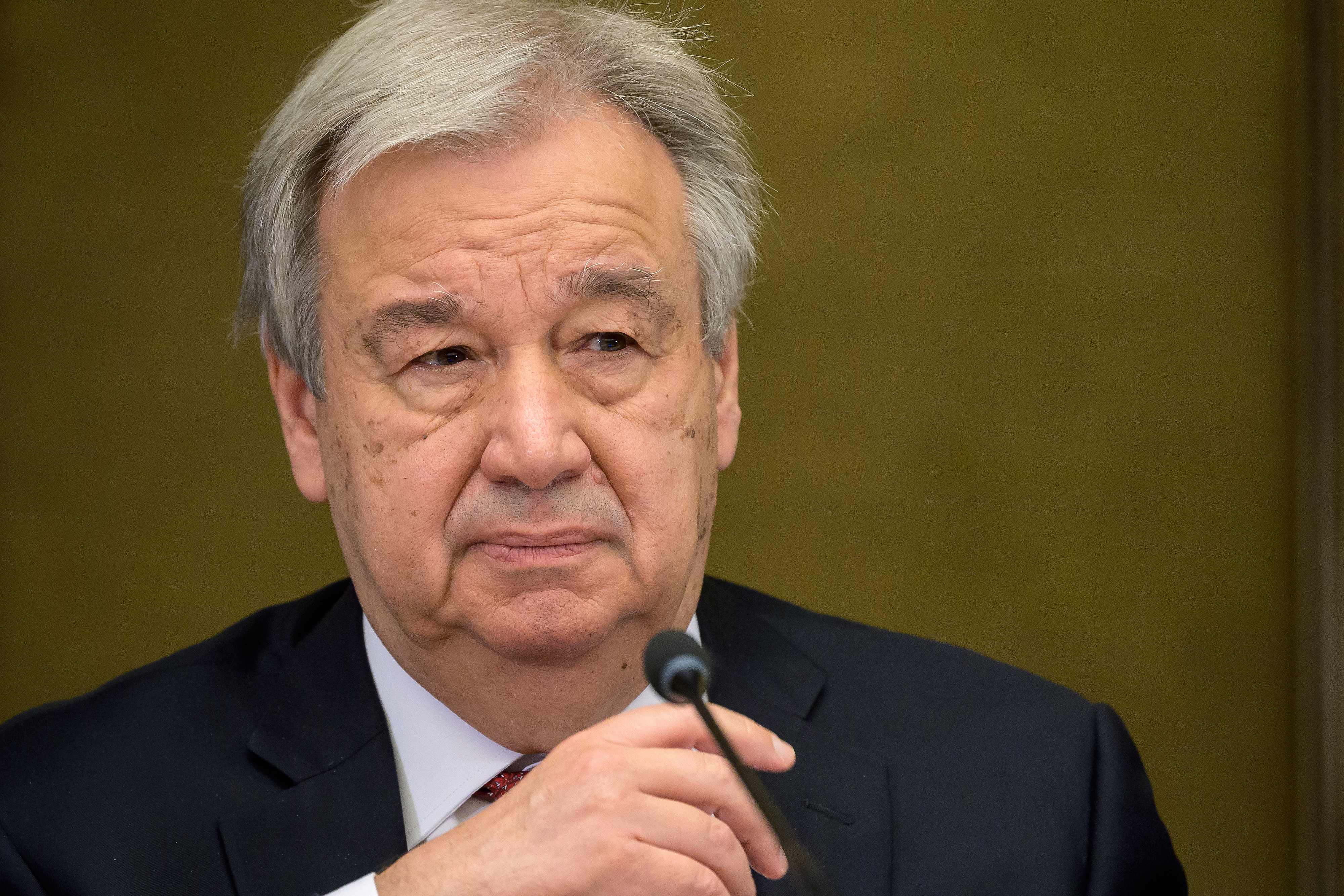 Sekjen PBB Antonio Guterres
