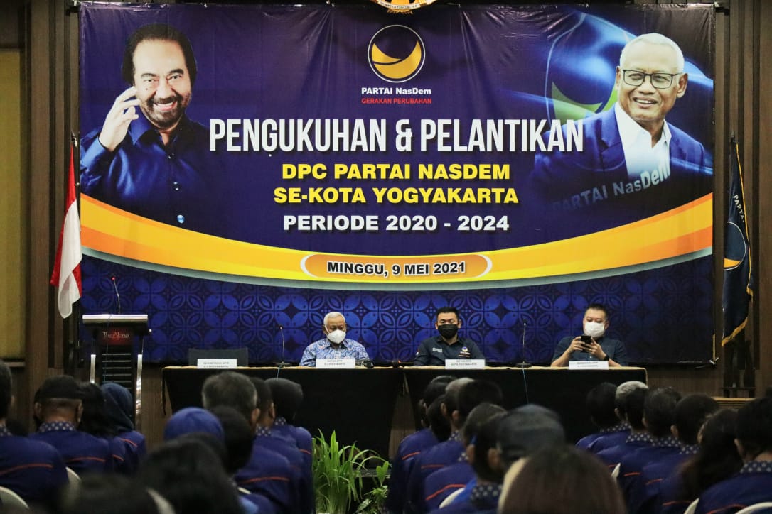 NasDem Kota Yogyakarta Targetkan Sapu Bersih Kursi Tiap Dapil