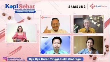  Instagram Live bertema Bye Bye Darah Tinggi, Hello Olahraga, Minggu (2/5).