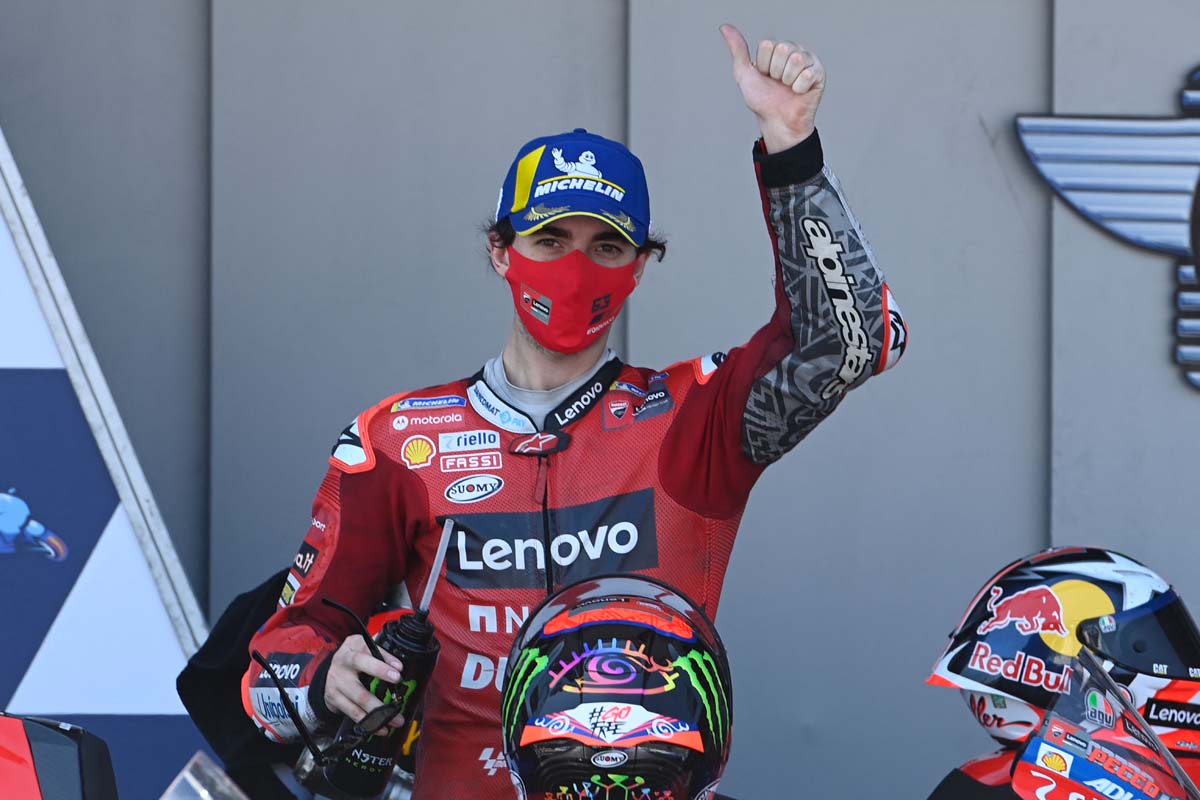 Bagnaia Geser Quartararo di Klasemen Pembalap
