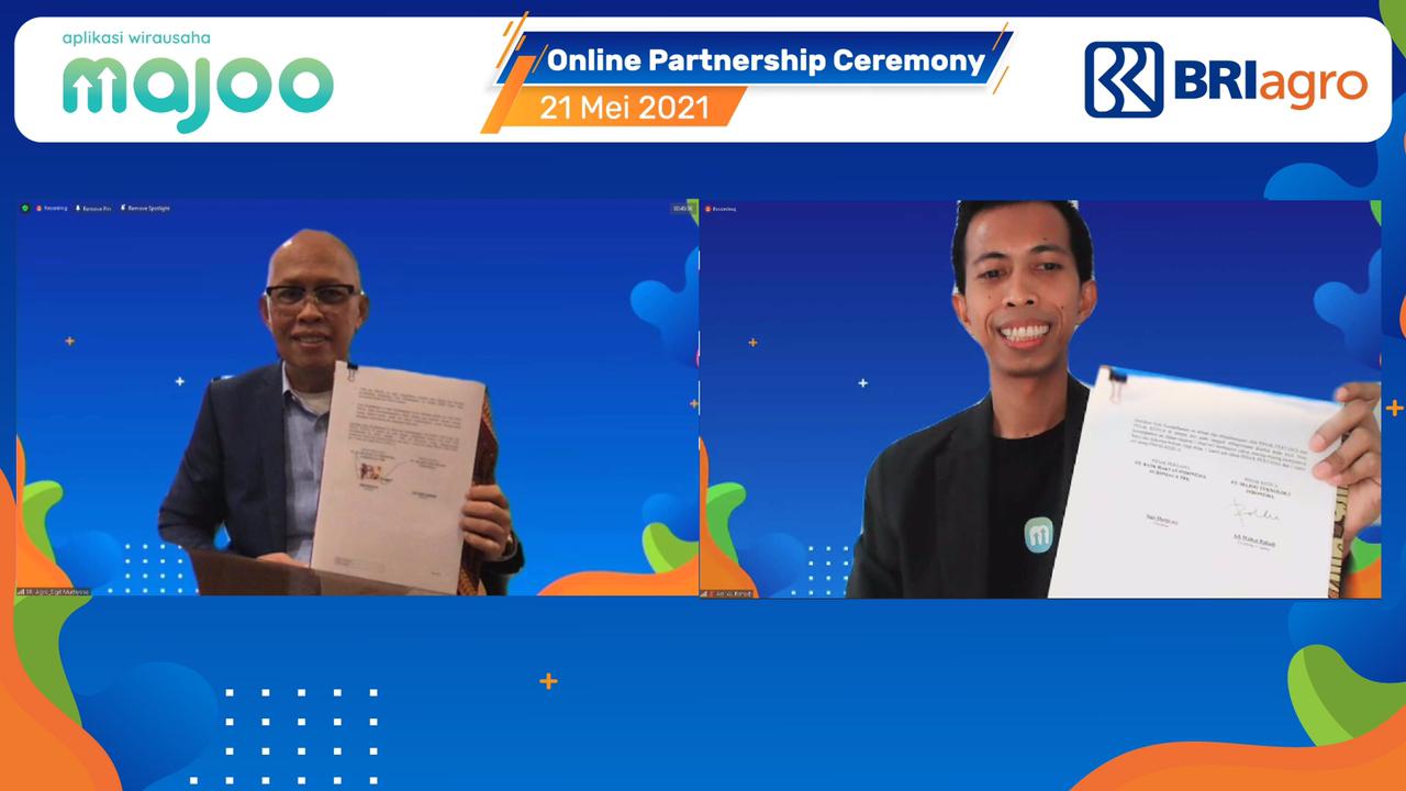 Kerja sama BRI Agro dan Majoo