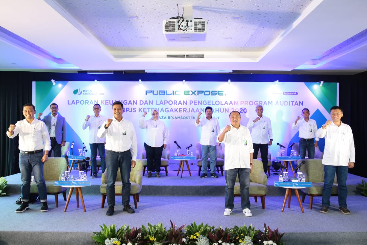 Webinar Public Expose Laporan Keuangan dan Laporan Pengelolaan Program (Auditan) BPJS Ketenagakerjaan tahun 2020. 