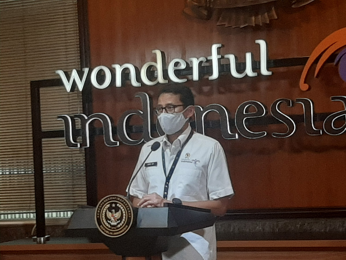 Menteri Pariwisata dan Ekonomi Kreatif Sandiaga Salahuddin Uno 