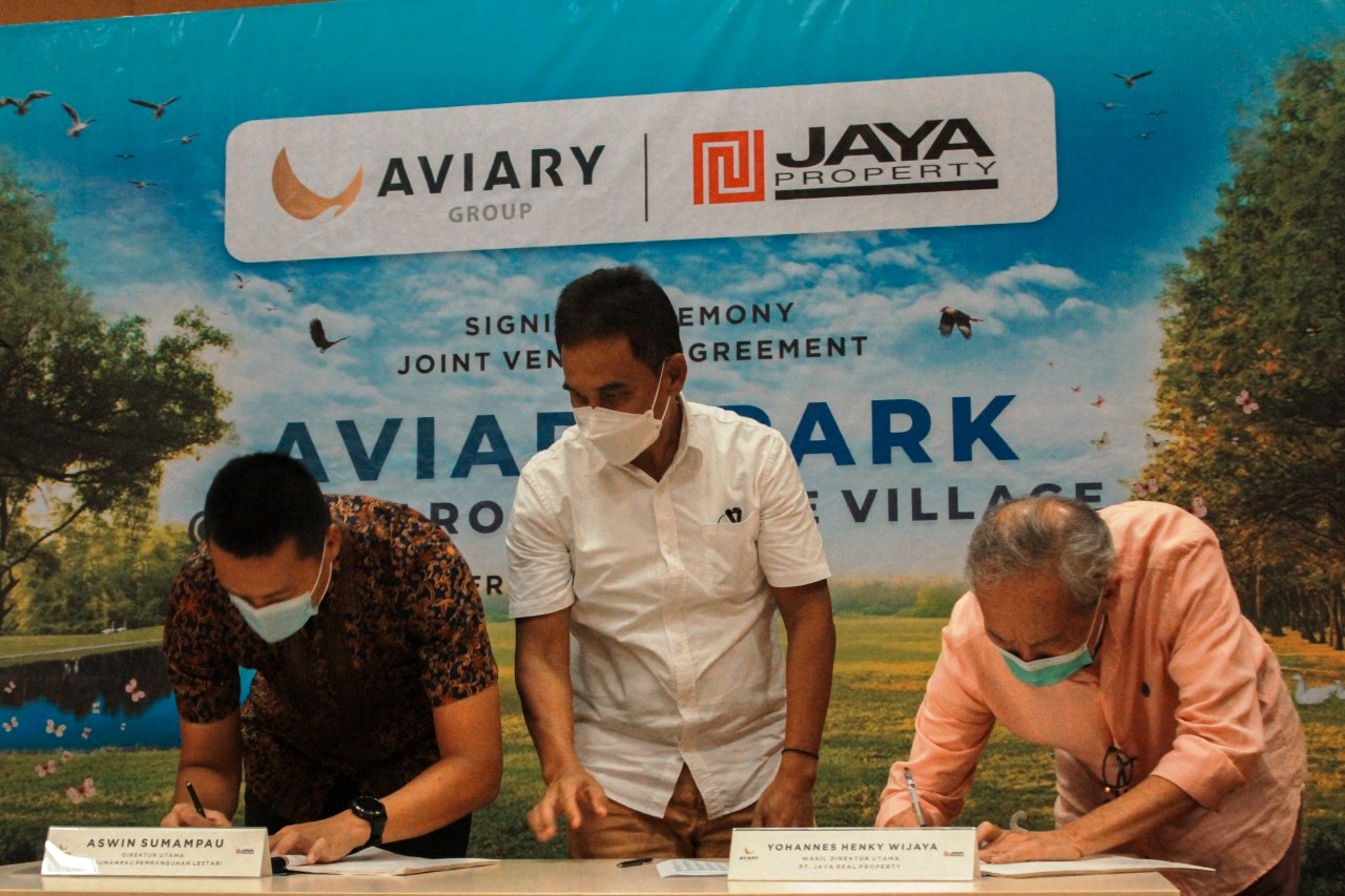Aviary Group & PT Jaya Real Property Kerja Sama Bangun Aviary Park