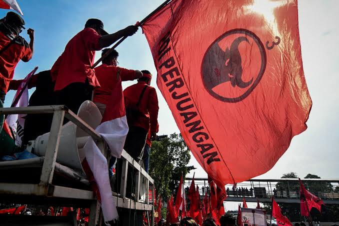 Ilustrasi massa PDIP