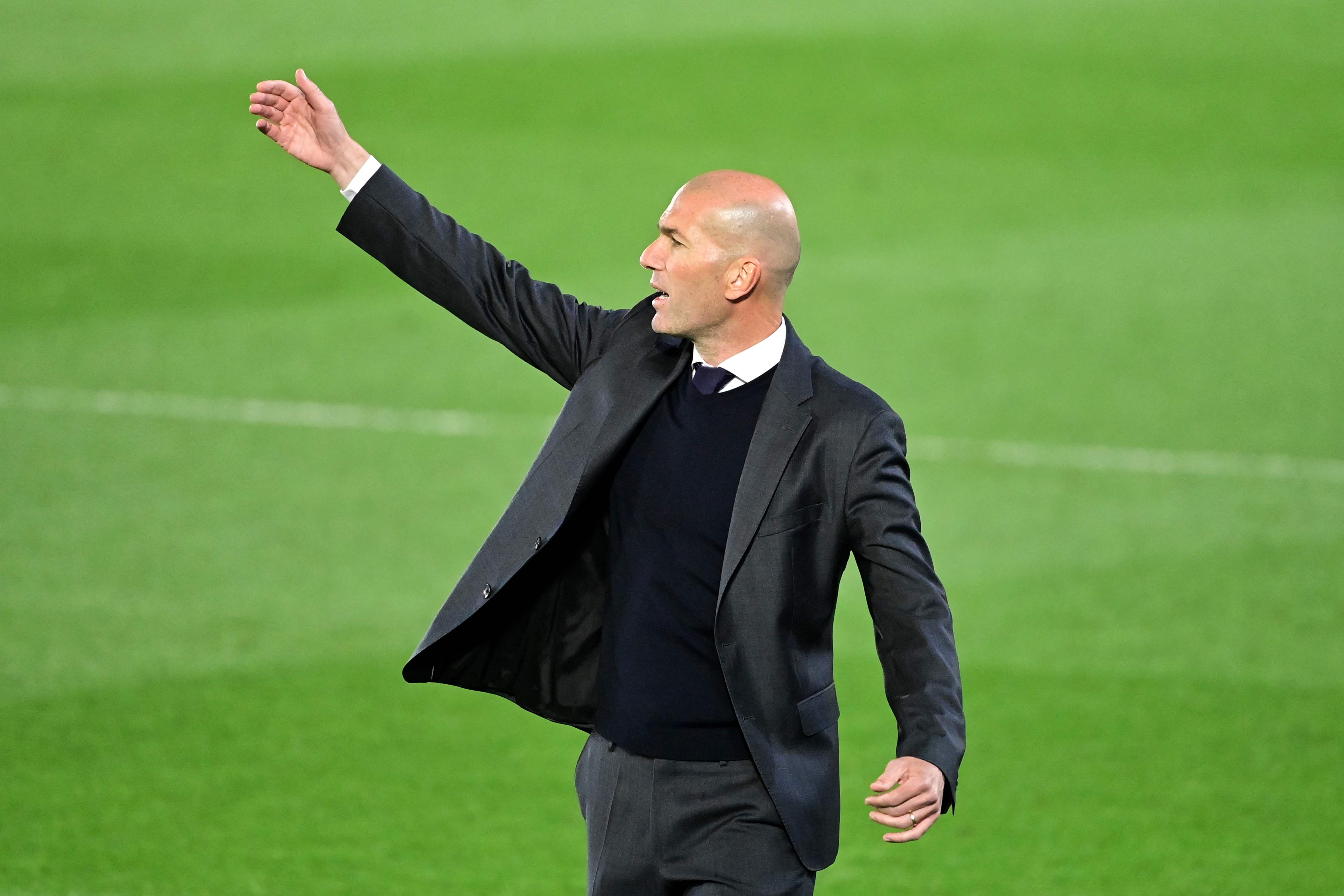 Pelatih Real Madrid Zinedine Zidane