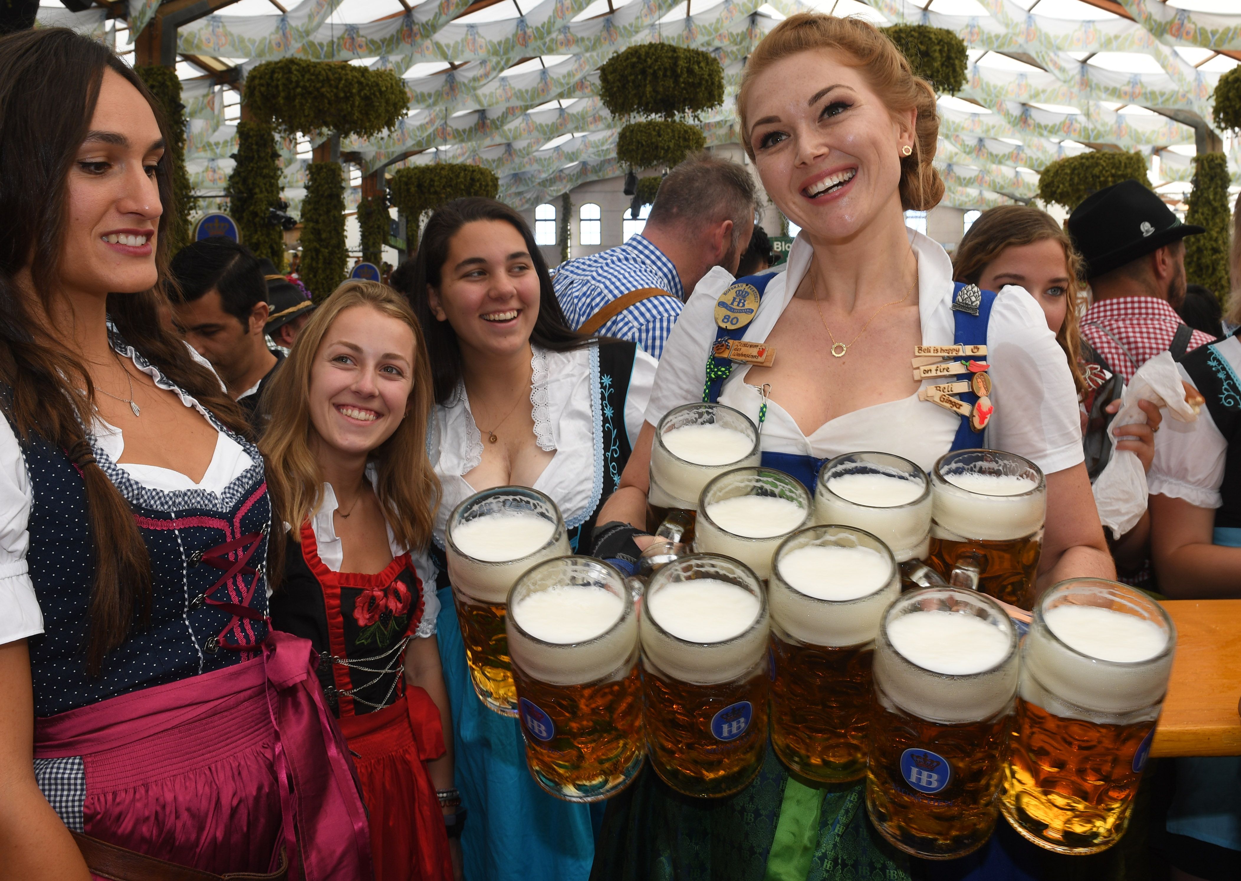 Perayaan Oktoberfest di Muenchen, Jerman.