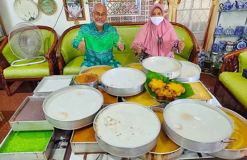 Wadai merupakan makanan khas Banjarmasin. 