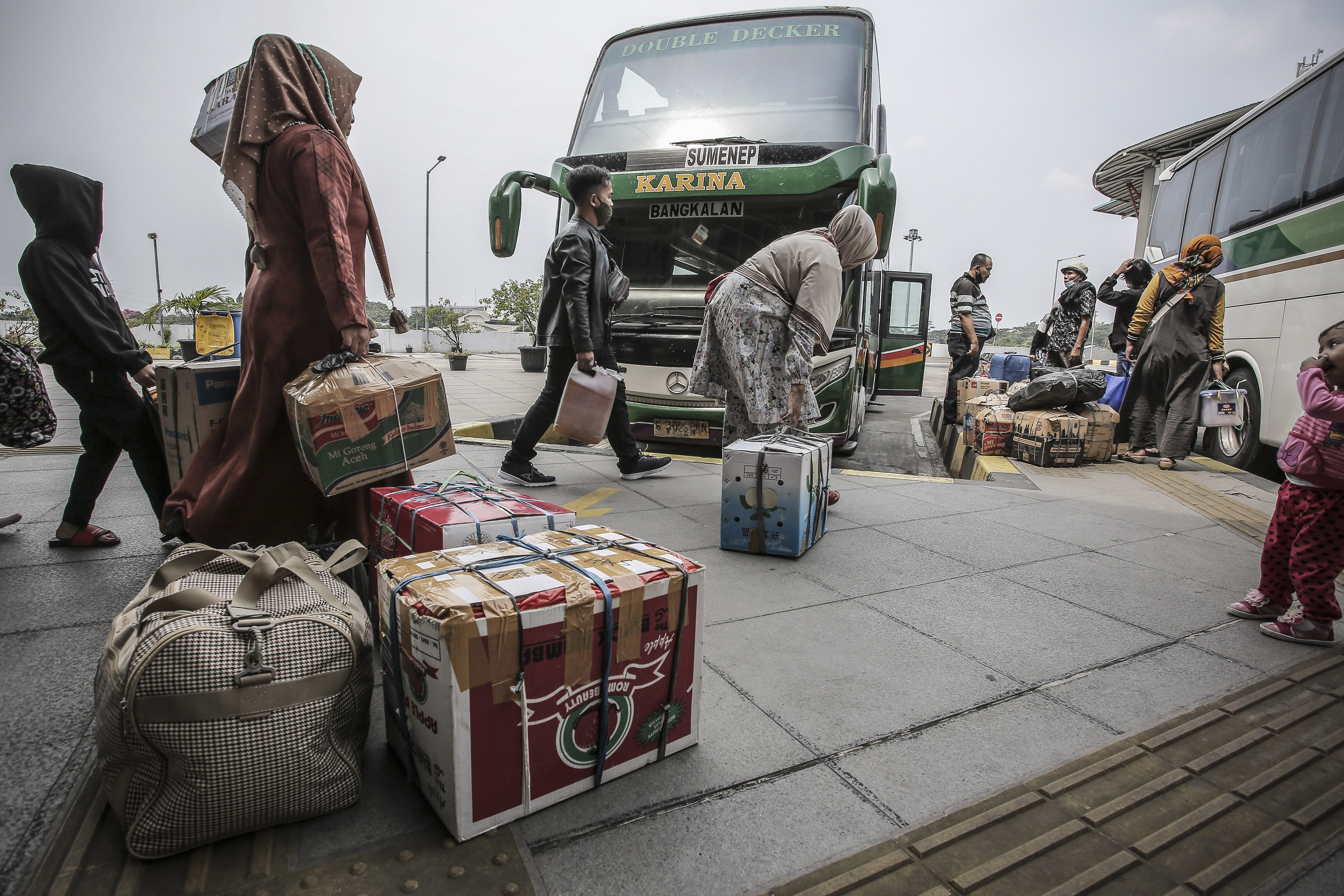 Nekat Antar Pemudik, 2 Bus Ditindak Sudinhub Jakarta Utara