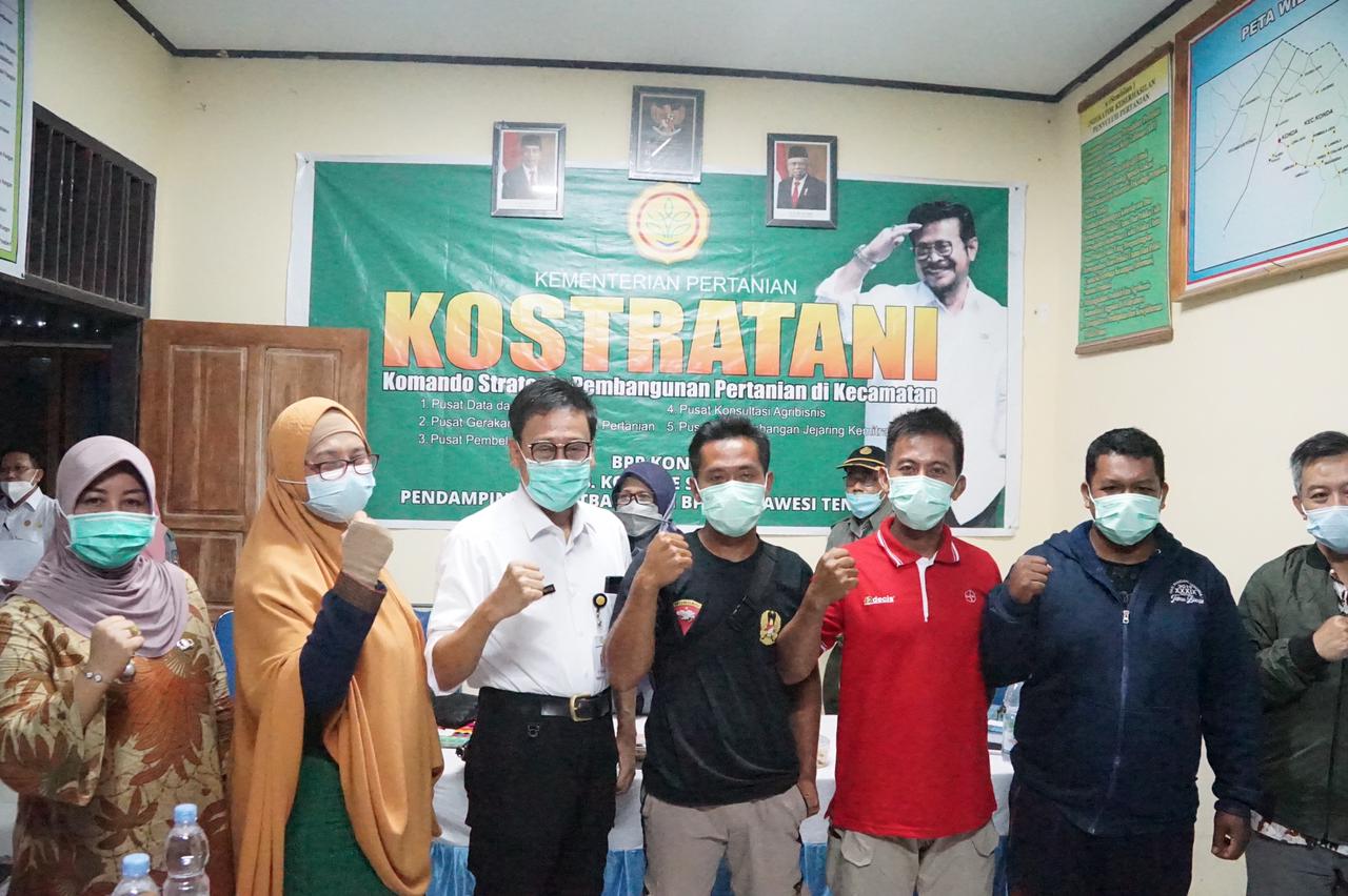 Kepala BPPSDMP, Kementan, Dedi Nursyamsi, melakukan kunjungan kerja ke Kabupaten Konawe Selatan, Sulawesi Tenggara.