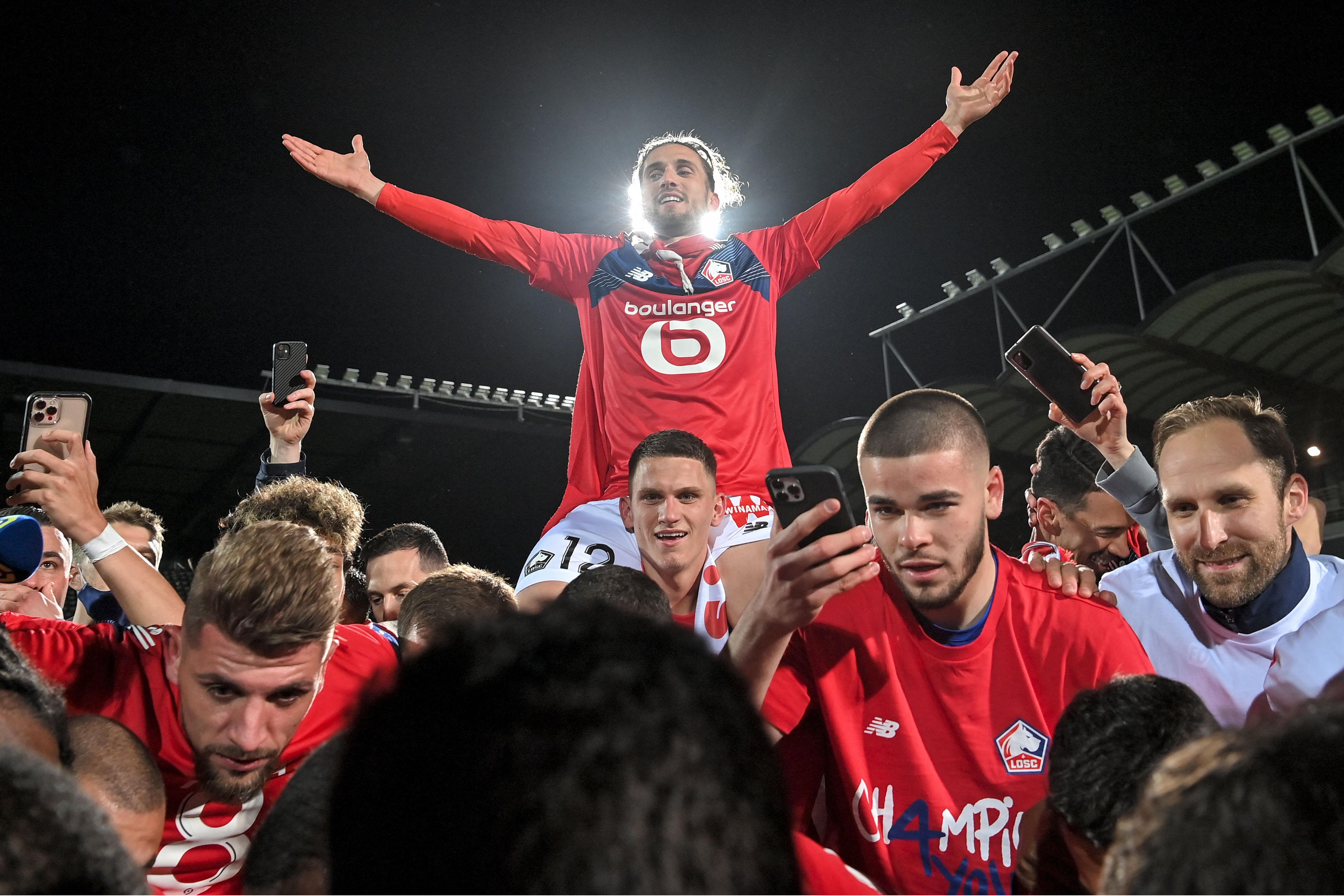 Lille selebrasi atas raihan juara Liga Prancis