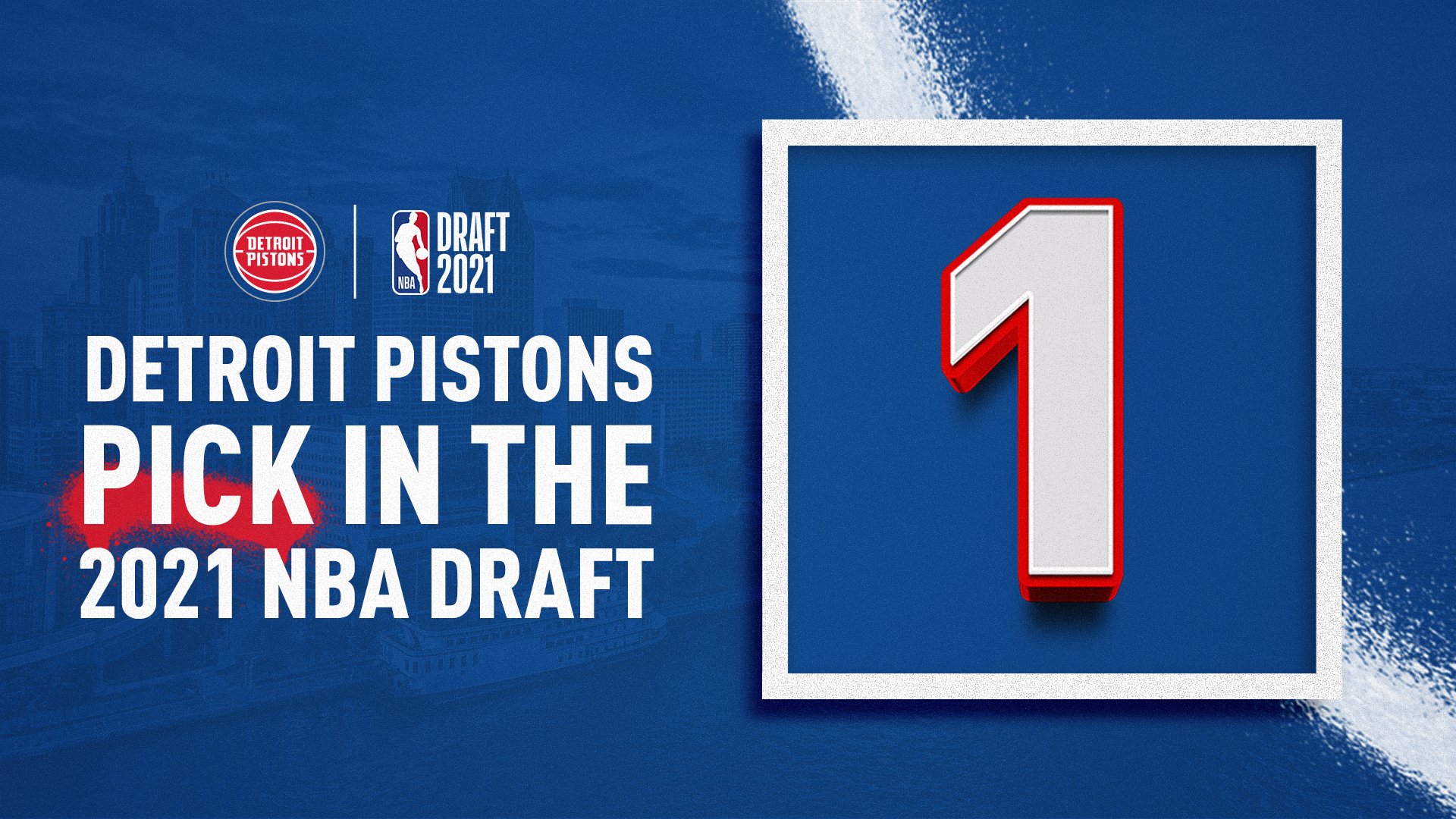 Detroit Pistons meraih jatah pertama untuk memilih di draft NBA 2021.