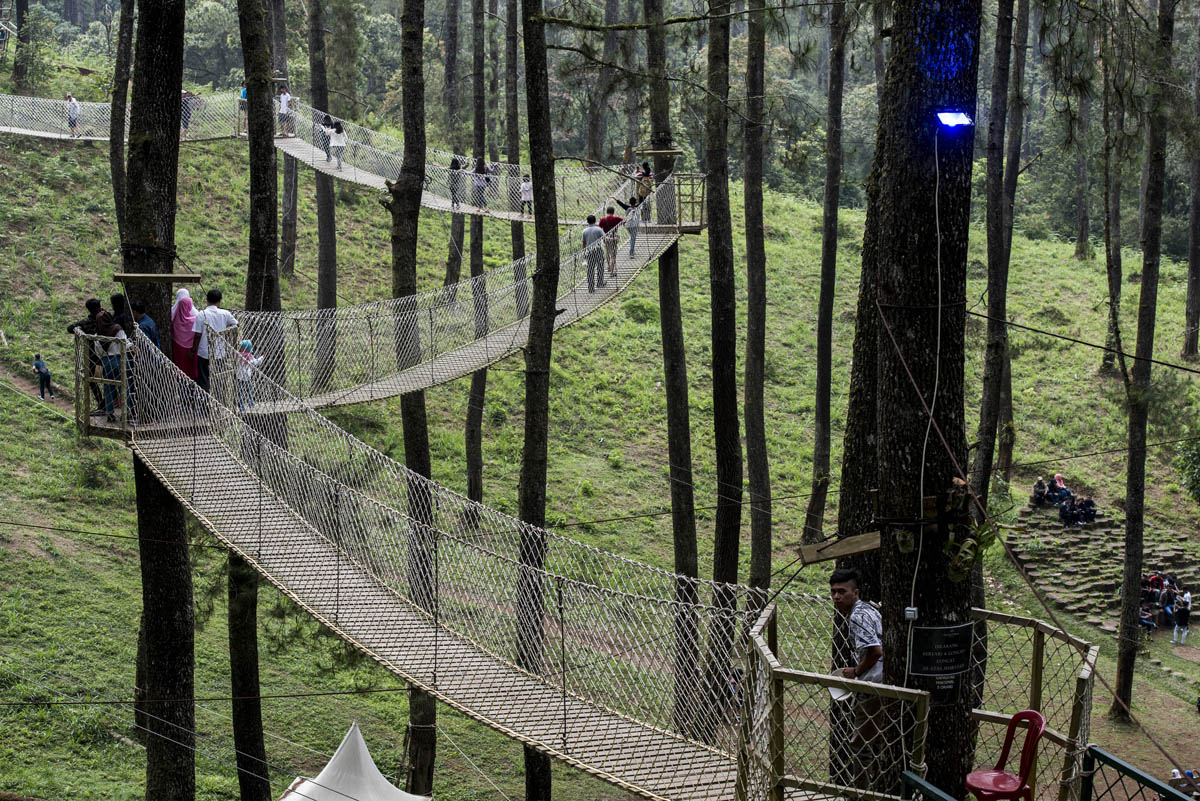 Salah satu objek wisata di Bandung Barat, Jawa Barat.
