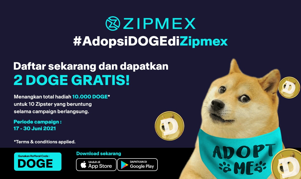 Koin DOGE Resmi Diperdagangkan di Platform Zipmex
