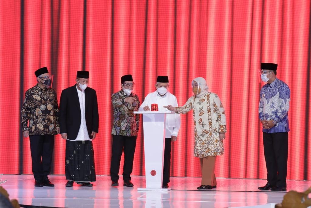 Wakil Presiden RI KH.Ma'ruf Amin  di Pondok Pesantren Cipasung, Tasikmalaya, Jawa Barat 2020, Selasa (8/6/2021).