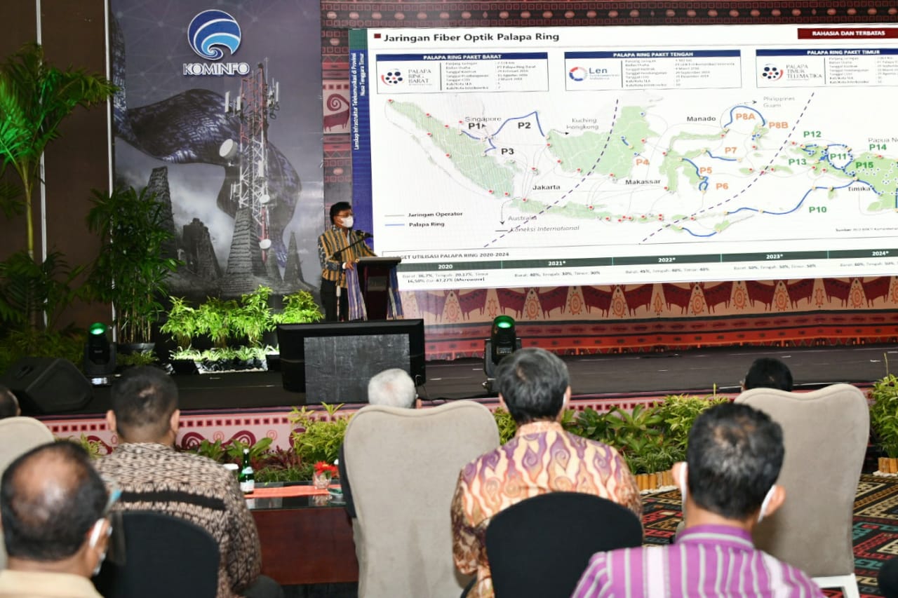 Rapat Koordinasi Percepatan Pembangunan BTS dan Program Literasi Digital di Provinsi NTT