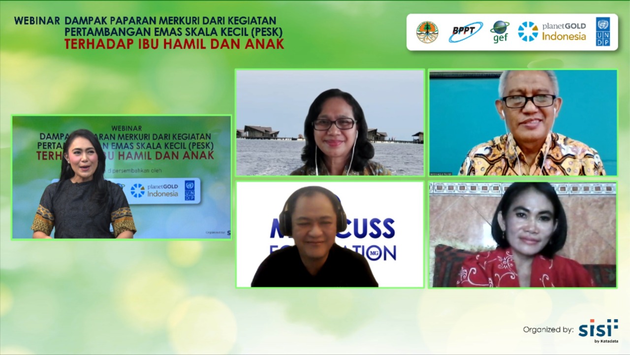 Webinar mengenai bahaya Merkuri