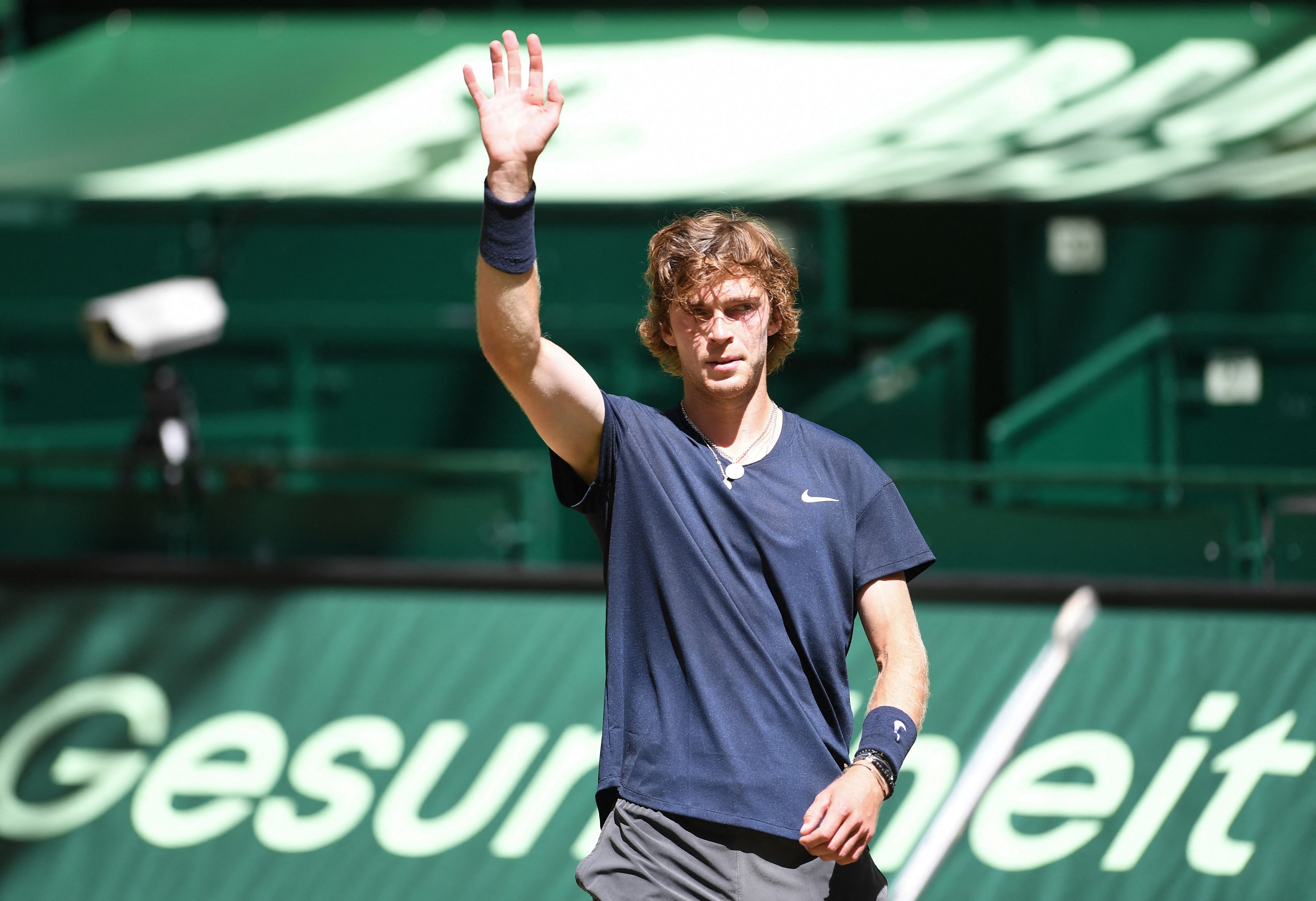 Petenis Rusia Andrey Rublev