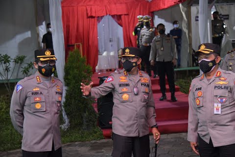 Kakorlantas Polri Irjen Pol Istiono di KM 34, Cikampek, Jawa Barat, Senin (31/5).