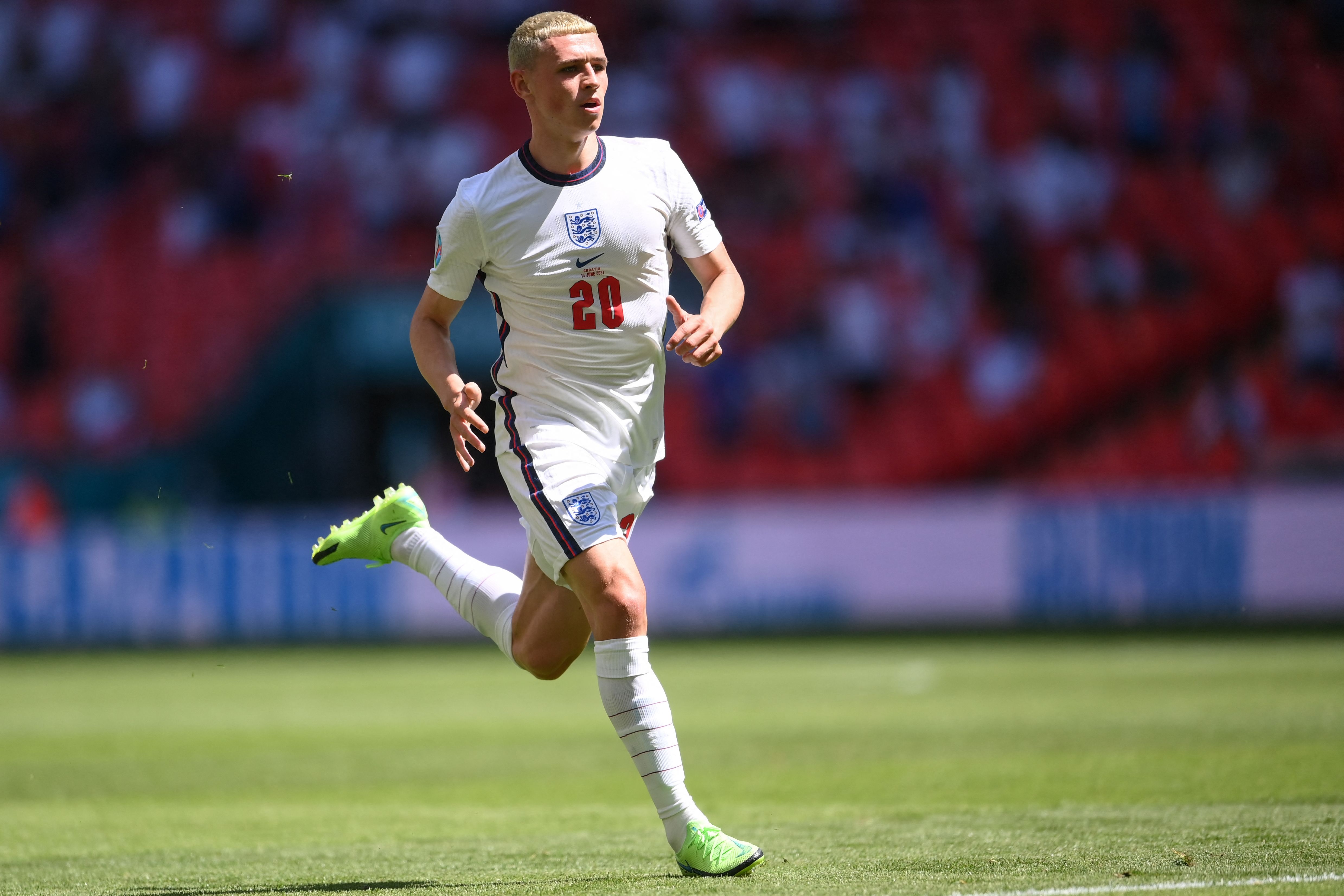 Gelandang timnas Inggris Phil Foden