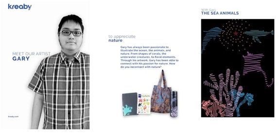 Ekshibisi seniman berkebutuhan khusus di ruang publik.