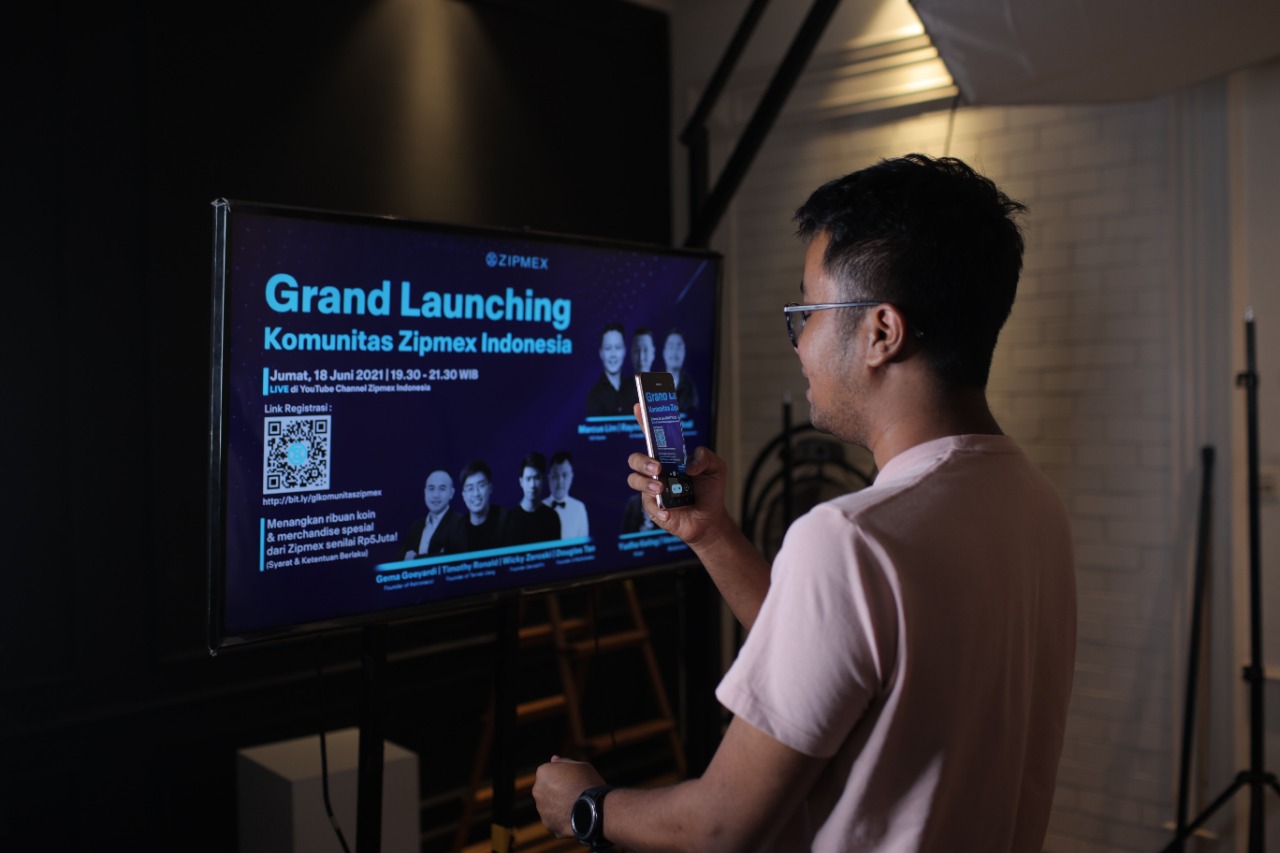 Acara Grand Launching Komunitas Zipmex Indonesia. 