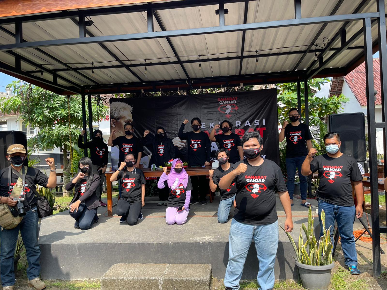 Acara Deklarasi Sahabat Ganjar, di Yogyakarta, Minggu (20/6).