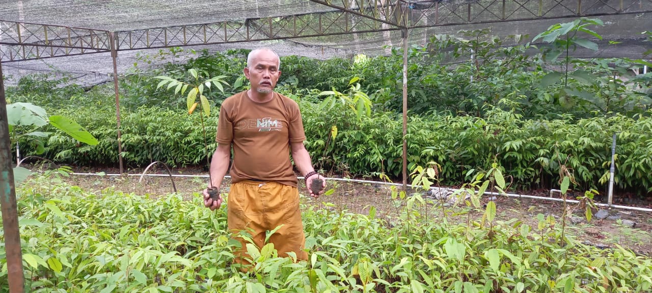 Kosim penggiat lingkungan di Pegunungan Meratus, Kalimantan Selatan 