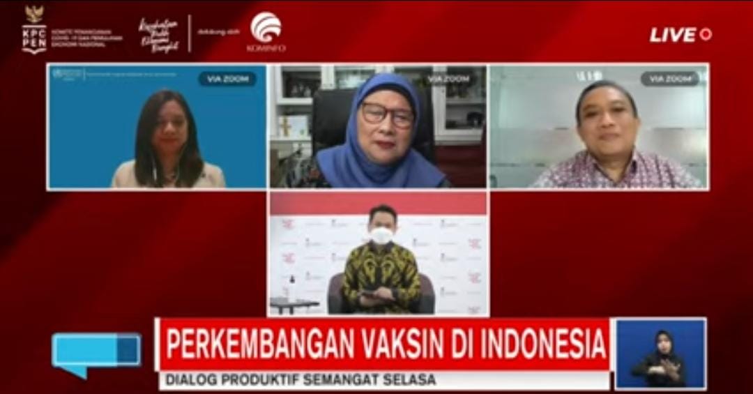 Diskusi KPCPEN dan FMB9 mengenai vaksin Covid-19