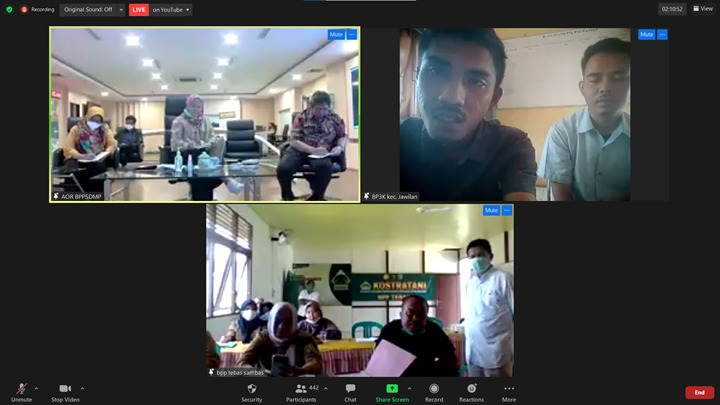  Ngobrol Asyik (Ngobras) di Agriculture Operation Room (AOR) Badan Penyuluhan dan Pengembangan Sumber Daya Manusia Pertanian (BPPSDMP).