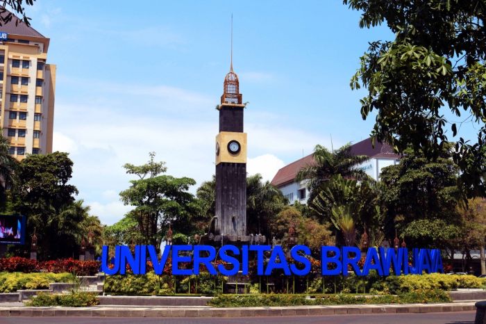 Kampus Univeritas Brawijaya, Malang, Jawa Timur