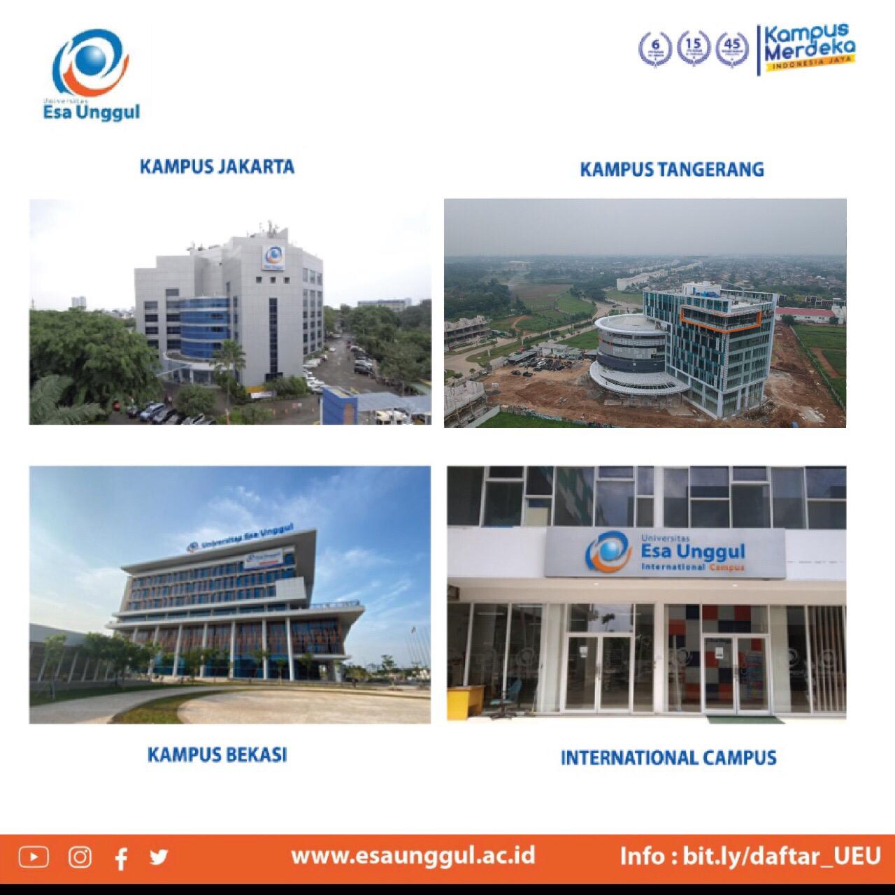 Kampus Universitas Esa Unggul.