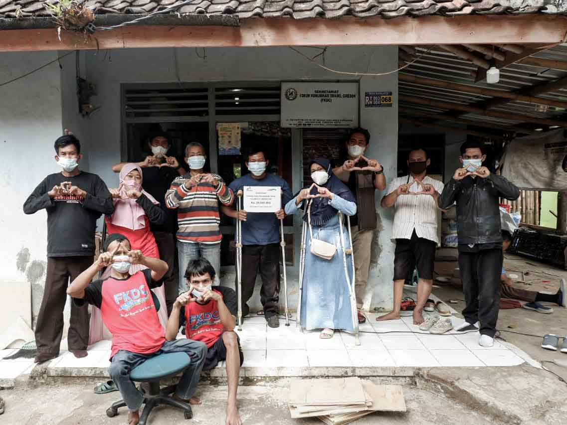 Forum Komunikasi Difabel Cirebon(FKDC).