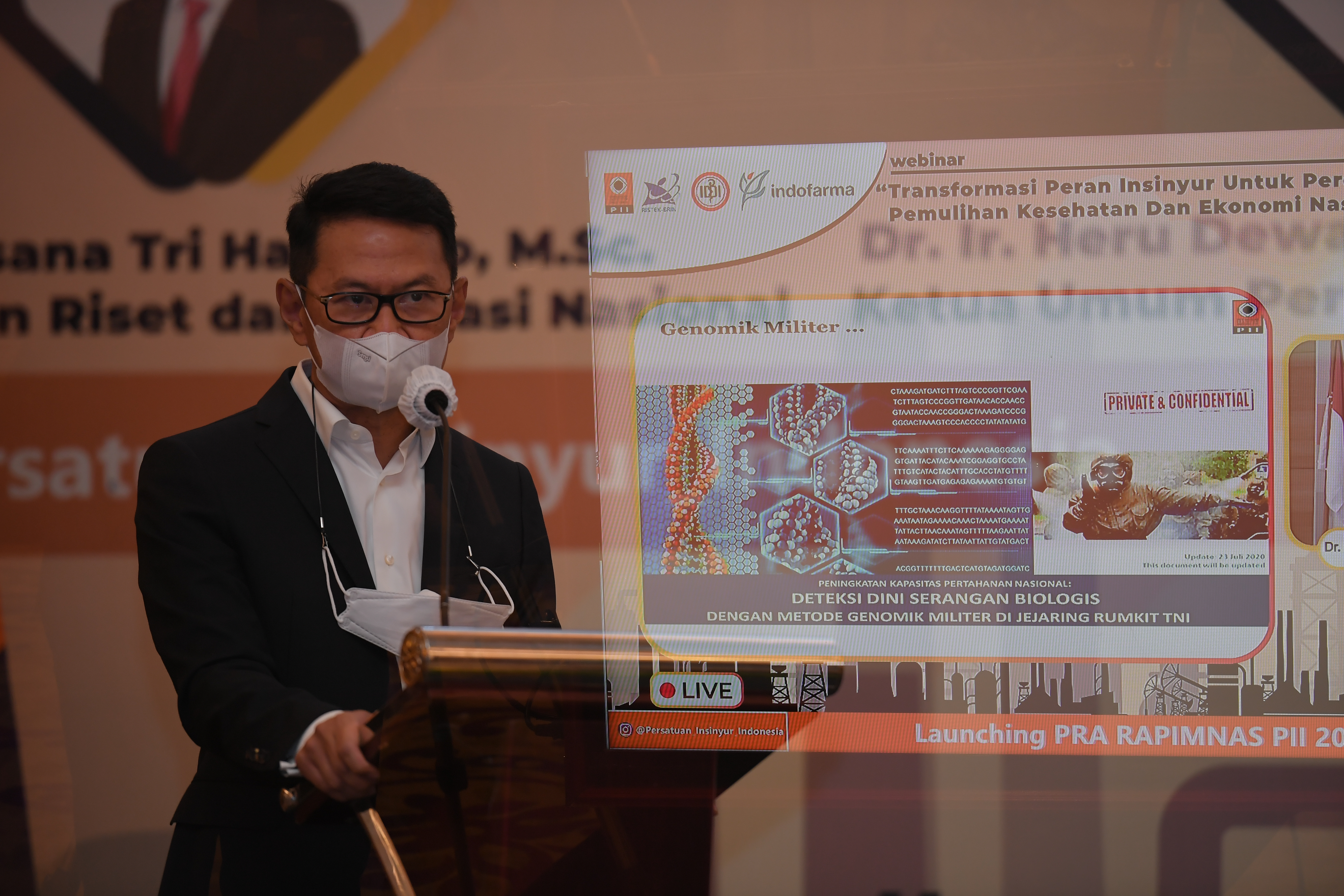 Ketua Umum Persatuan Insinyur Indonesia (PII), Heru Dewanto.