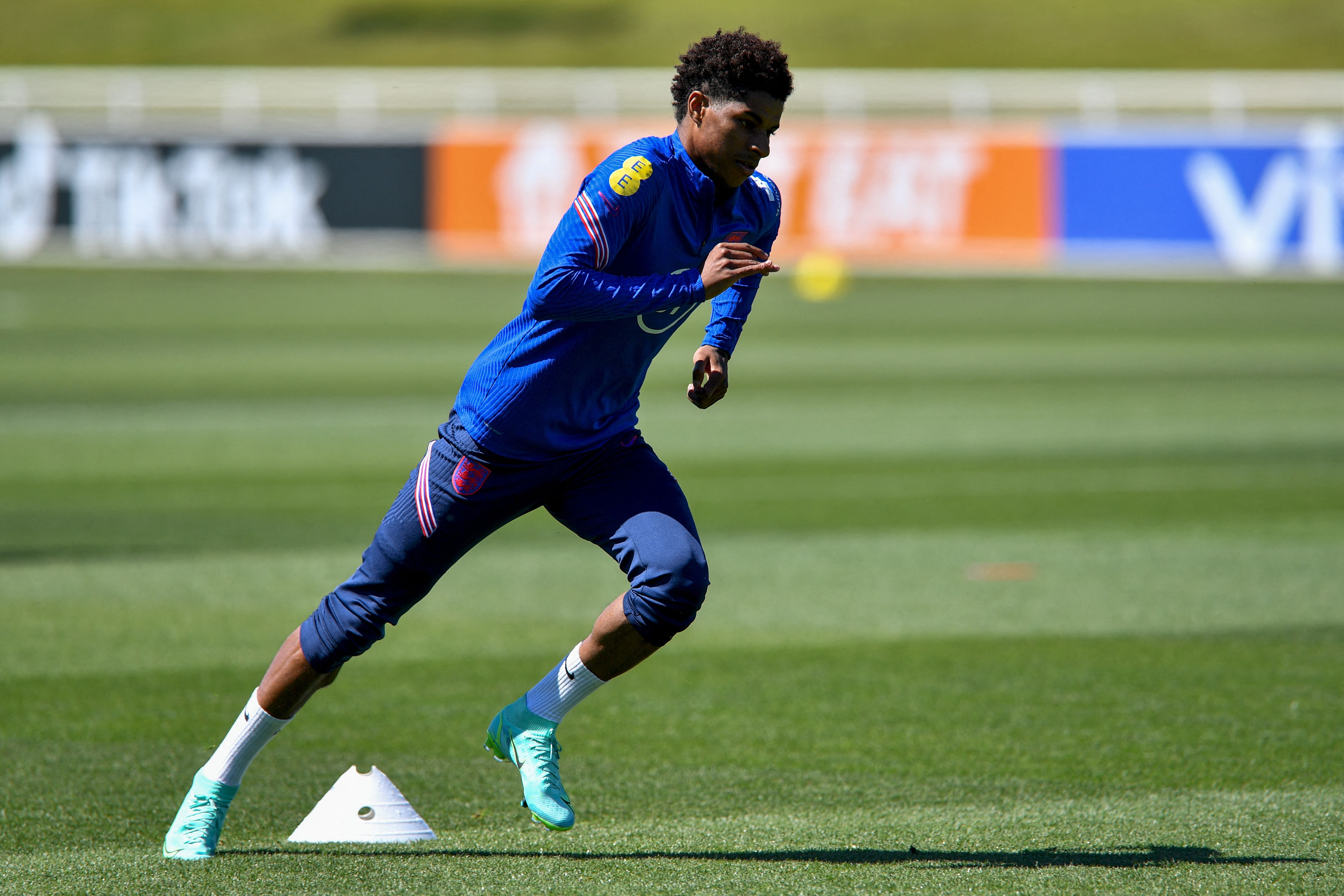 Penyerang timnas Inggris Marcus Rashford