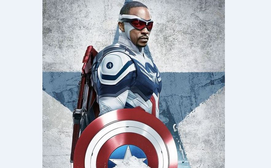 Sam Wilson alias Falcon saat berkostum Captain America.