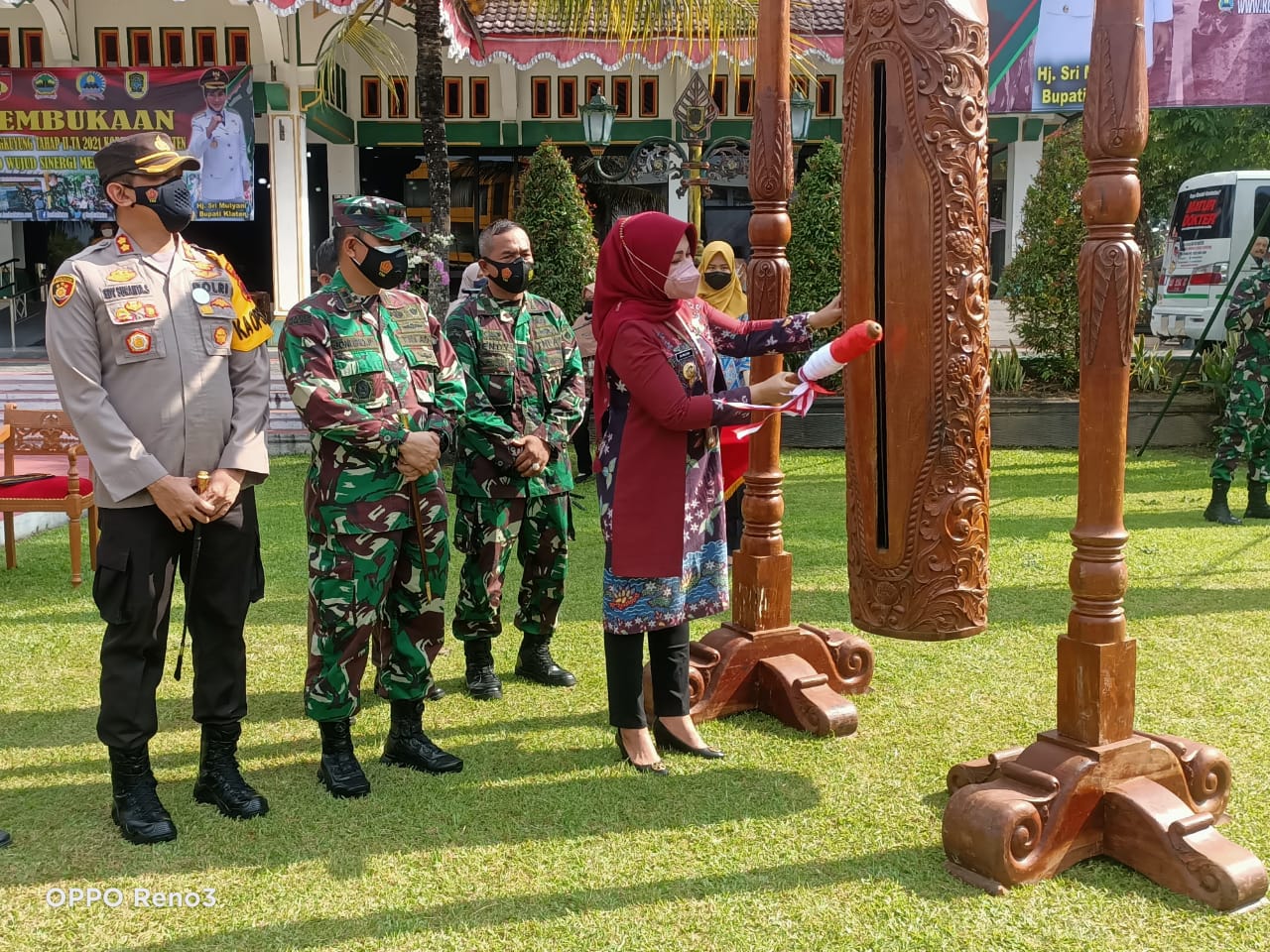 Bupati Klaten Buka TMMD Sengkuyung II dan KBMKB IX