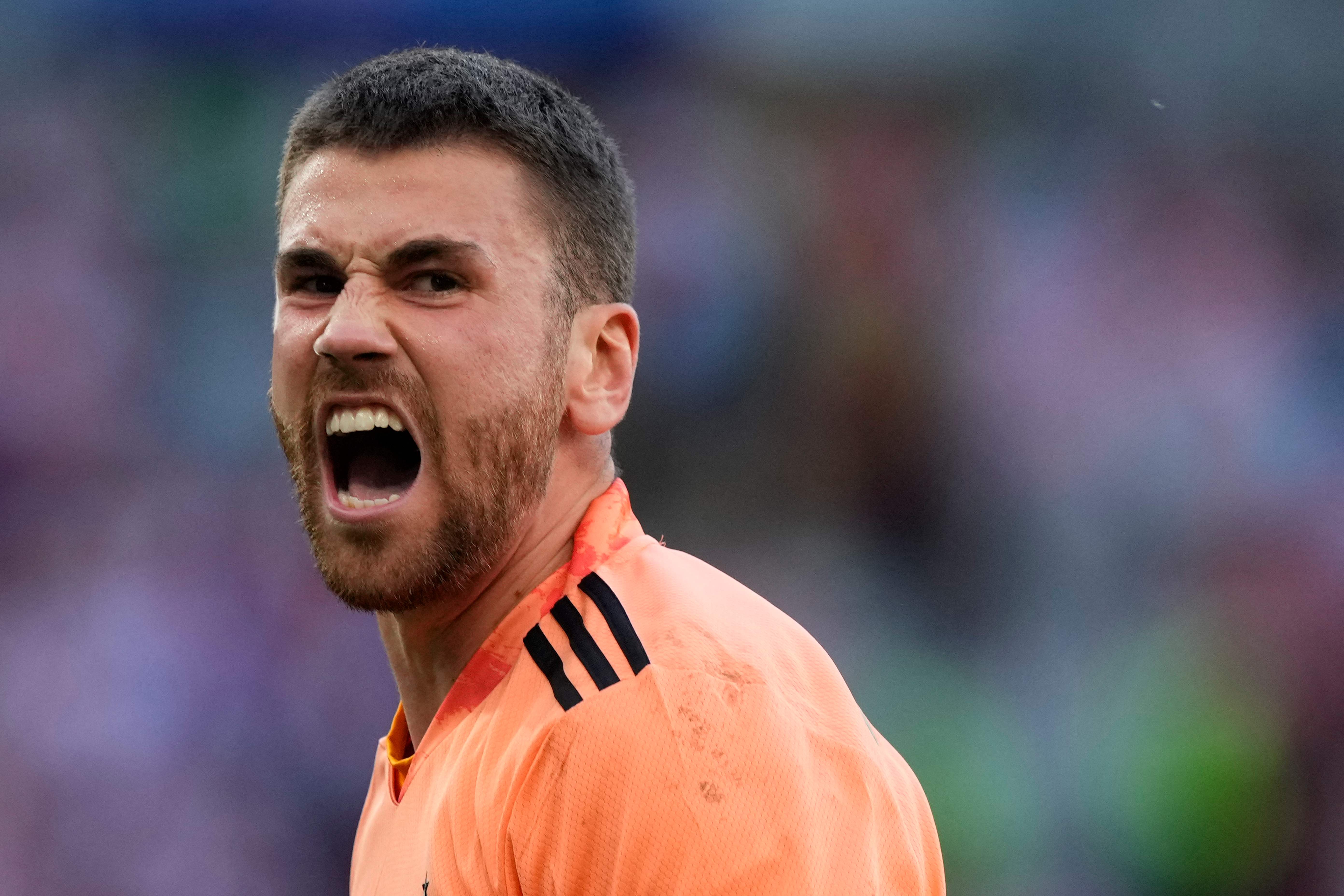 Kiper timnas Spanyol Unai Simon