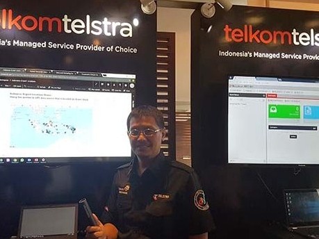 Chief Customer Officer Telkomtelstra Agus F Abdillah.
