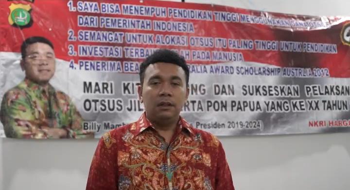 Staf khusus (Stafsus) Presiden Jokowi, Billy Mambrasar 
